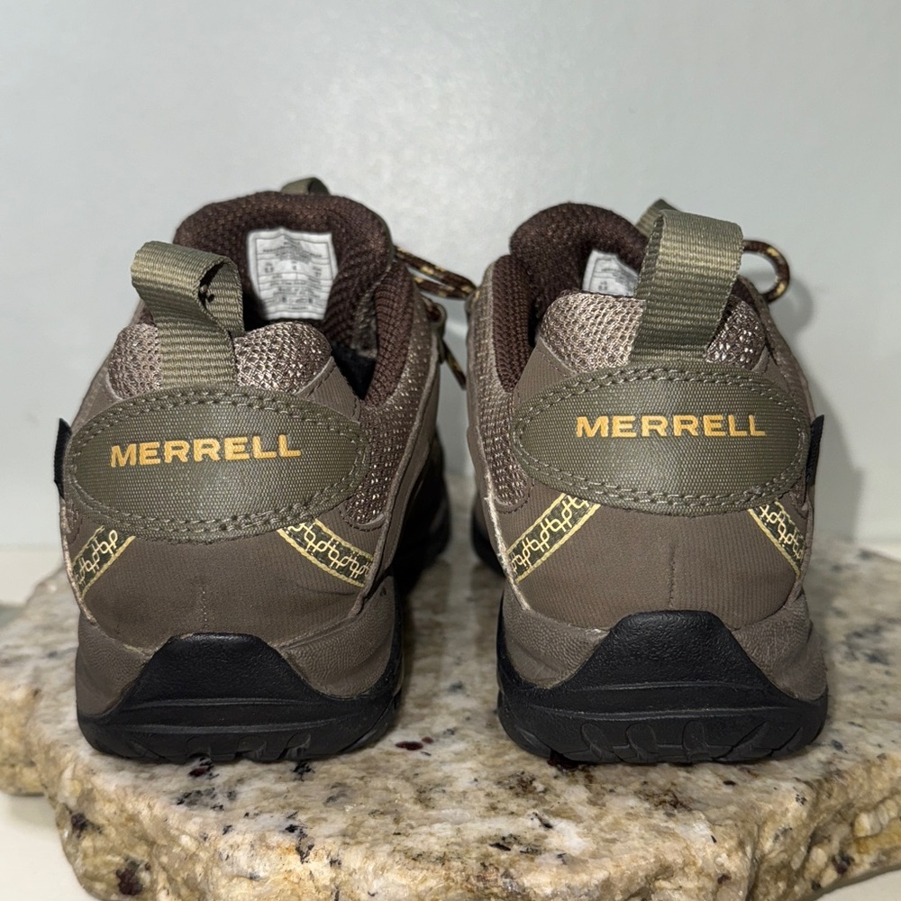 Merrell Siren Sport 2 Low Cut Brindle Olive Waterproof Hiking Shoes Sneakers 6.5 - Picture 7 of 16